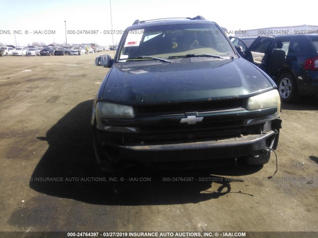 1GNET16S636144236 - 2003 CHEVROLET TRAILBLAZER EXT GREEN photo 6