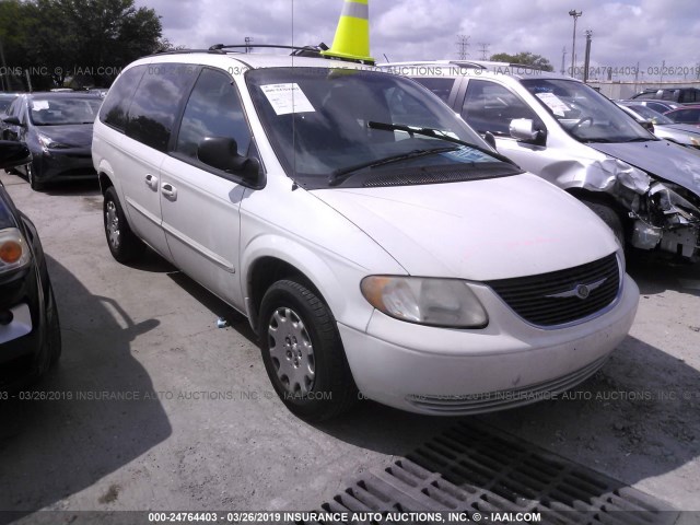 2C4GP44363R129280 - 2003 CHRYSLER TOWN & COUNTRY LX WHITE photo 1