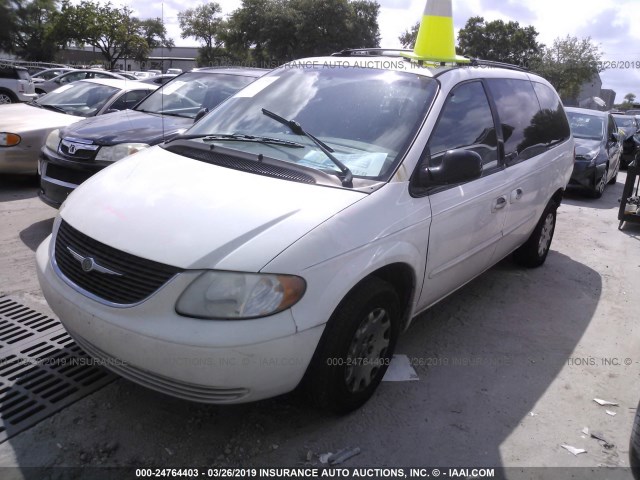 2C4GP44363R129280 - 2003 CHRYSLER TOWN & COUNTRY LX WHITE photo 2