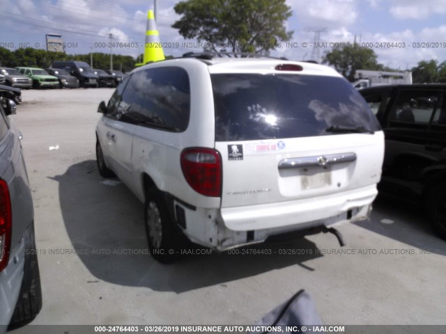 2C4GP44363R129280 - 2003 CHRYSLER TOWN & COUNTRY LX WHITE photo 3