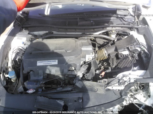 5J6TF2H5XFL002850 - 2015 HONDA CROSSTOUR EXL თეთრი ფოტო 10