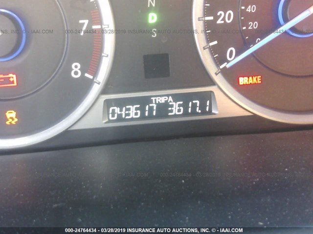 5J6TF2H5XFL002850 - 2015 HONDA CROSSTOUR EXL თეთრი ფოტო 7