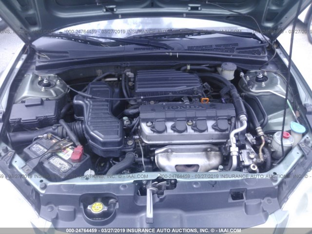 1HGES16394L006005 - 2004 HONDA CIVIC DX VP Yaşıl foto 10
