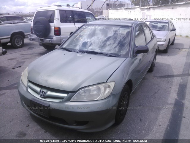 1HGES16394L006005 - 2004 HONDA CIVIC DX VP Yaşıl foto 2
