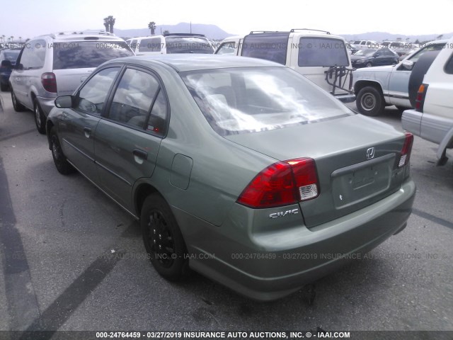1HGES16394L006005 - 2004 HONDA CIVIC DX VP Yaşıl foto 3