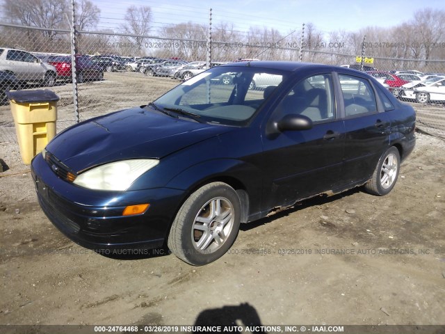 1FAFP34P12W173577 - 2002 FORD FOCUS SE/SE COMFORT BLUE photo 2