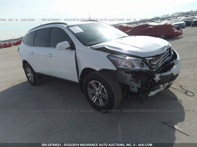 1GNKRHKD1HJ273863 - 2017 CHEVROLET TRAVERSE LT WHITE photo 1