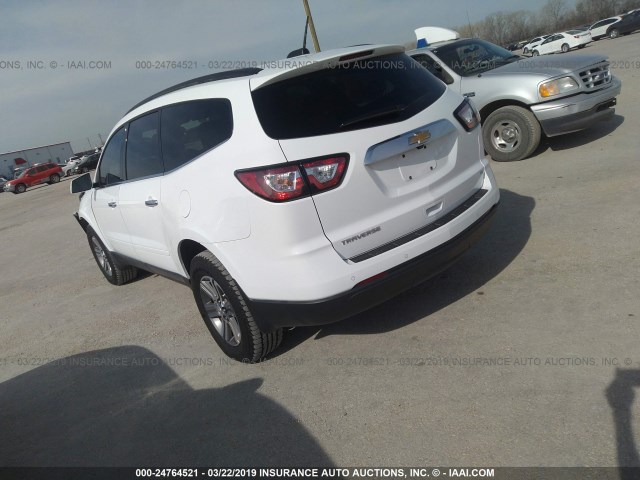 1GNKRHKD1HJ273863 - 2017 CHEVROLET TRAVERSE LT WHITE photo 3