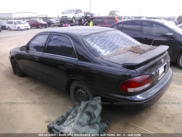 1YVGF22C2X5895661 - 1999 MAZDA 626 ES/LX BLACK photo 3