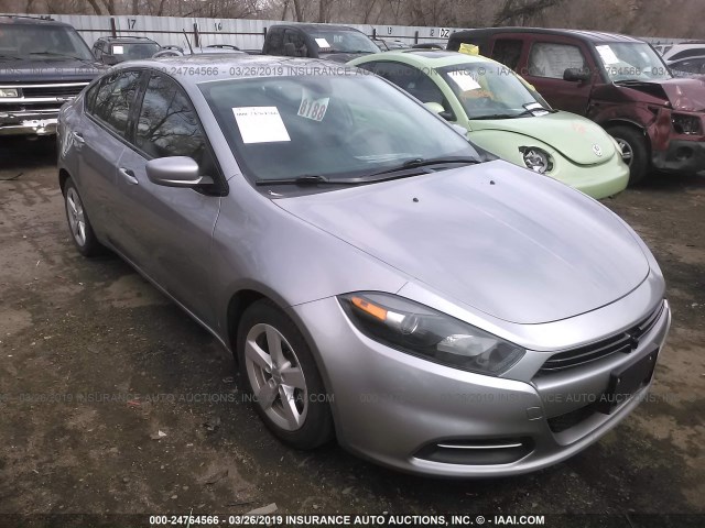 1C3CDFBB3FD351624 - 2015 DODGE DART SXT SILVER photo 1