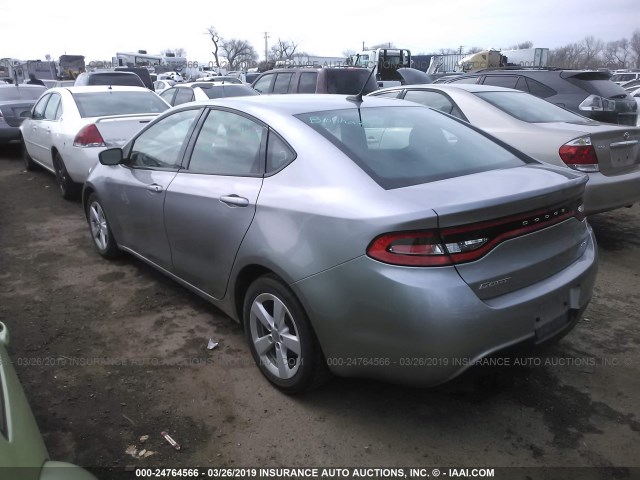 1C3CDFBB3FD351624 - 2015 DODGE DART SXT SILVER photo 3