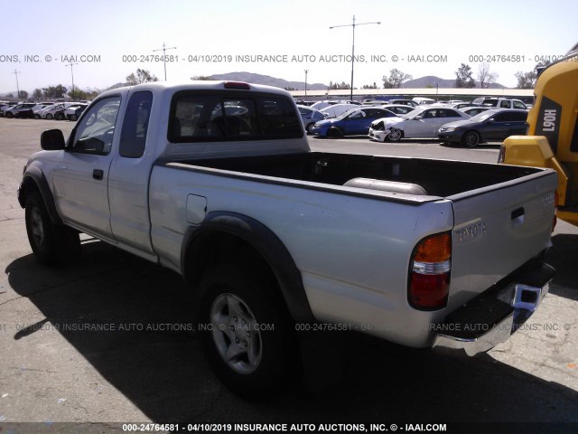 5TESN92N53Z290473 - 2003 TOYOTA TACOMA XTRACAB PRERUNNER GRAY photo 3