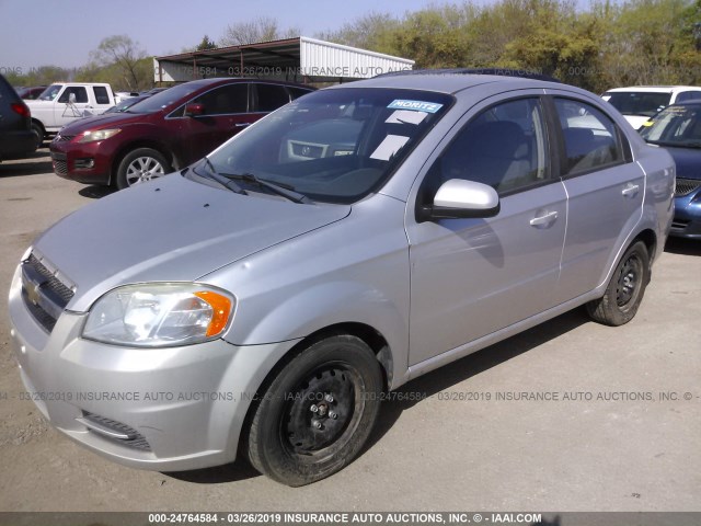 KL1TD5DE0BB143632 - 2011 CHEVROLET AVEO LS/LT Күміс фото 2