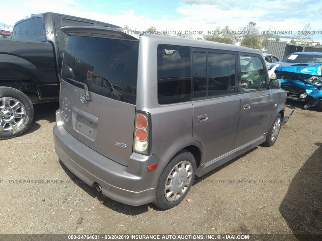 JTLKT324164067942 - 2006 TOYOTA SCION XB 灰色 照片 4