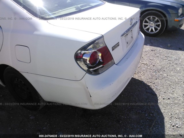 4T1BE32K65U589271 - 2005 TOYOTA CAMRY LE/XLE/SE WHITE photo 6