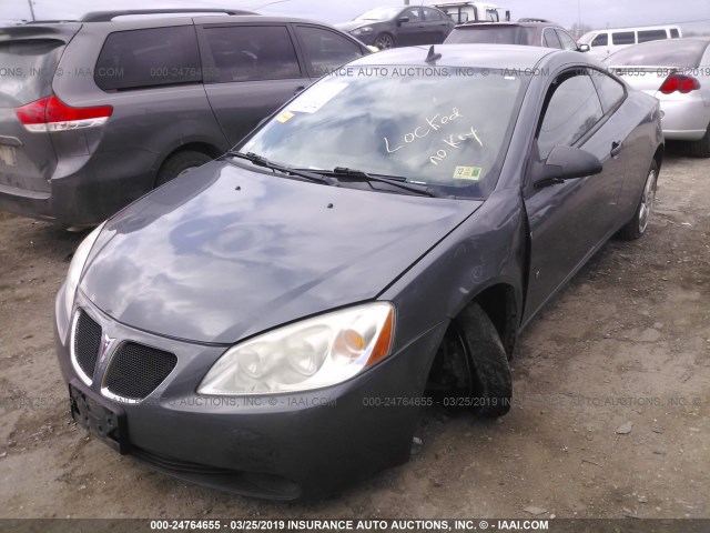 1G2ZH17N284223480 - 2008 PONTIAC G6 GT GRAY photo 2