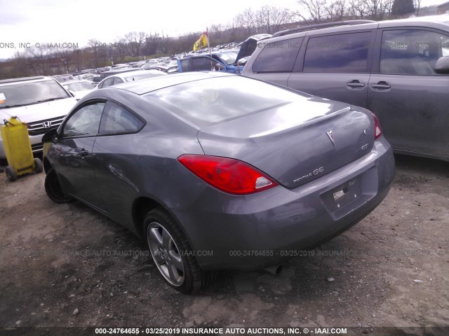 1G2ZH17N284223480 - 2008 PONTIAC G6 GT GRAY photo 3