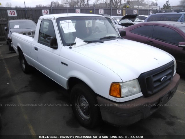 1FTYR10U64PA56457 - 2004 FORD RANGER WHITE photo 1