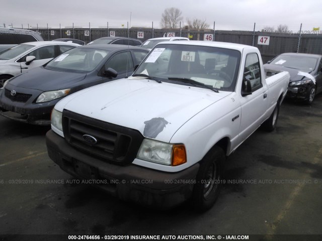 1FTYR10U64PA56457 - 2004 FORD RANGER WHITE photo 6