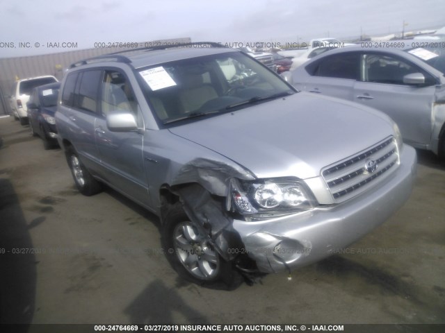 JTEHF21A120086390 - 2002 TOYOTA HIGHLANDER LIMITED SILVER photo 1