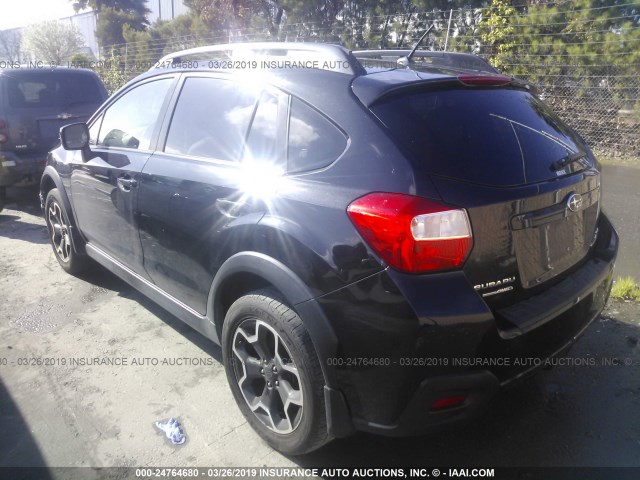 JF2GPAGC8DH843064 - 2013 SUBARU XV CROSSTREK 2.0 LIMITED BLACK photo 3