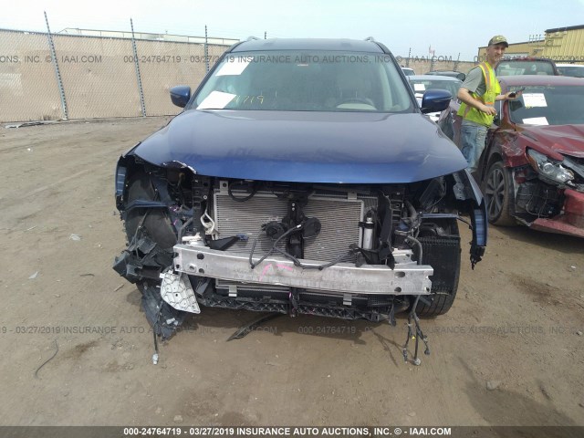 5N1DR2MM6HC624388 - 2017 NISSAN PATHFINDER S/SV/SL/PLATINUM BLUE photo 6