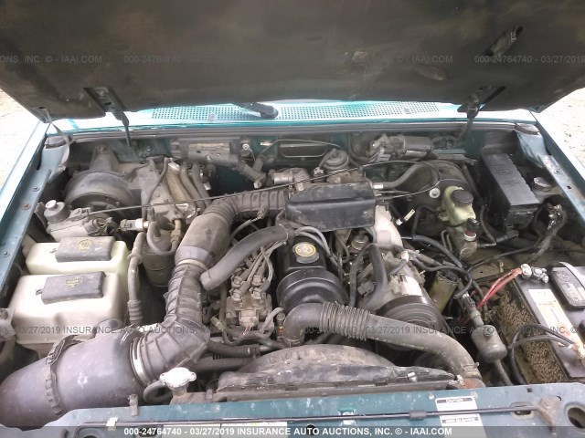 1FTCR10A3SUB21182 - 1995 FORD RANGER GREEN photo 10