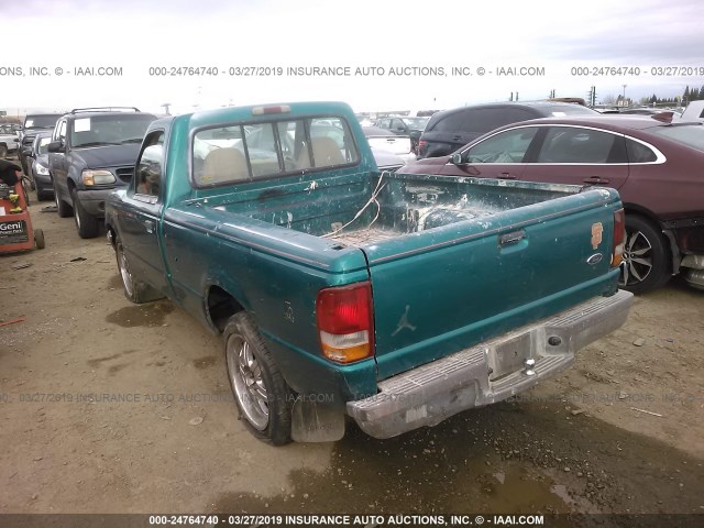 1FTCR10A3SUB21182 - 1995 FORD RANGER GREEN photo 3