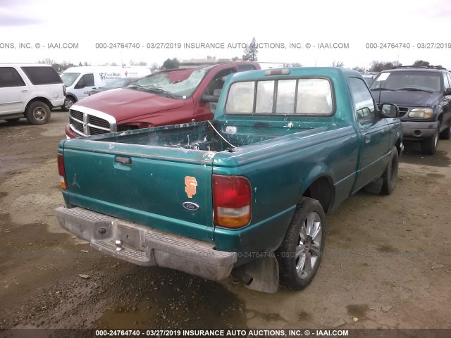 1FTCR10A3SUB21182 - 1995 FORD RANGER GREEN photo 4