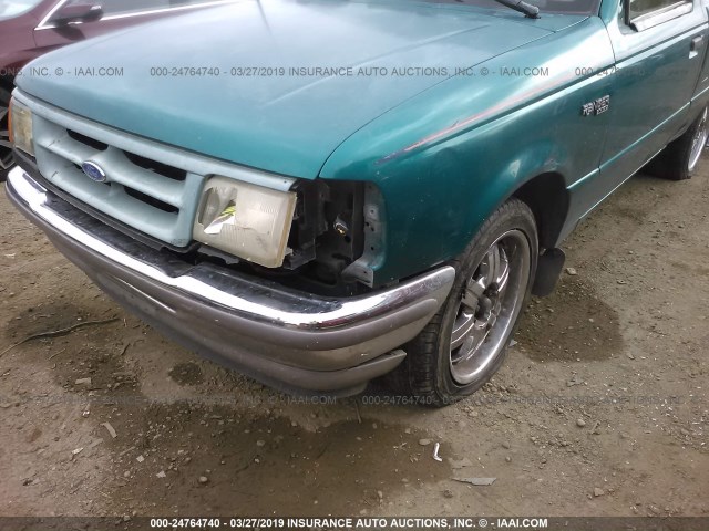 1FTCR10A3SUB21182 - 1995 FORD RANGER GREEN photo 6