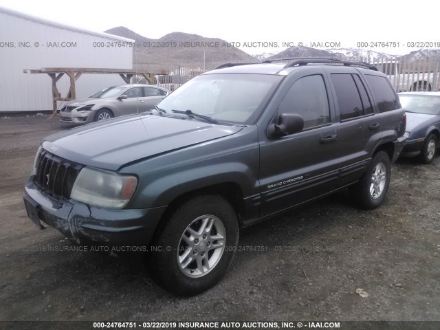 1J4GW48S64C308010 - 2004 JEEP GRAND CHEROKEE LAREDO/COLUMBIA/FREEDOM 绿色 照片 2