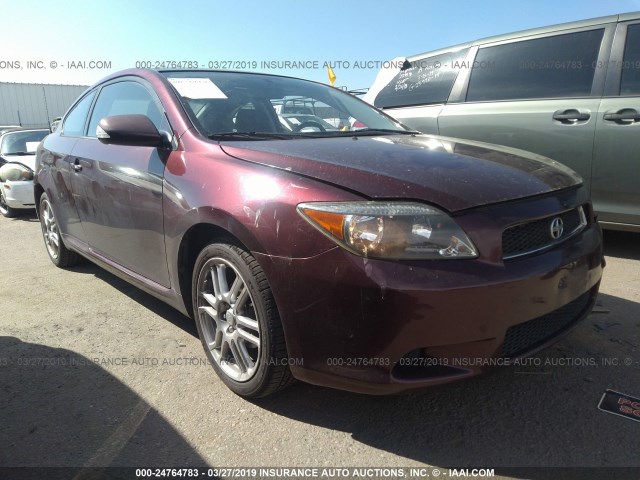 JTKDE177670219737 - 2007 TOYOTA SCION TC RED photo 1