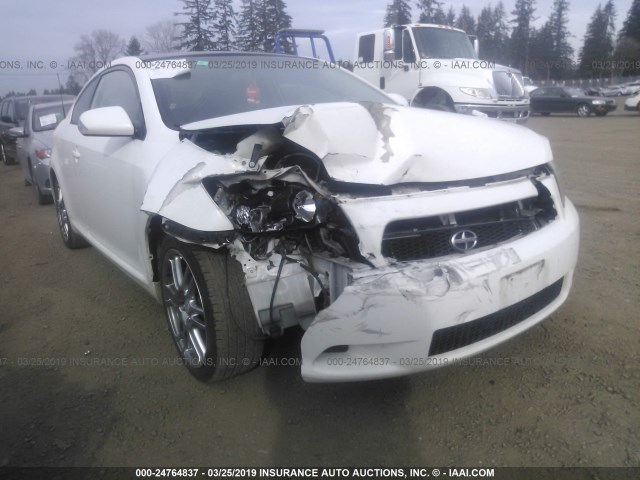 JTKDE177150046755 - 2005 TOYOTA SCION TC WHITE photo 1