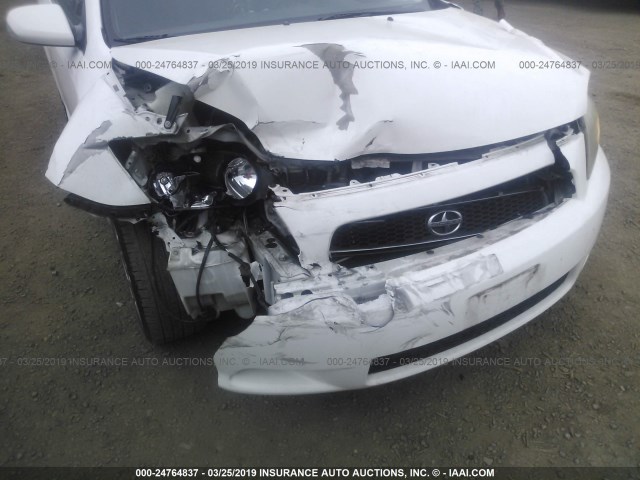 JTKDE177150046755 - 2005 TOYOTA SCION TC WHITE photo 6