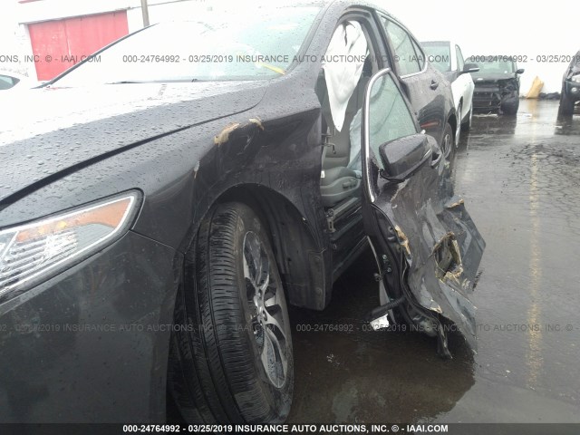 19UUB1F32GA009324 - 2016 ACURA TLX GRAY photo 6