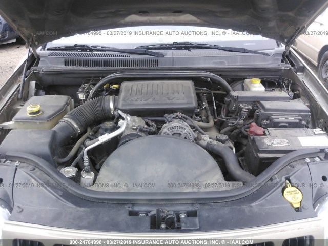 1J4HR48NX5C712838 - 2005 JEEP GRAND CHEROKEE LAREDO/COLUMBIA/FREEDOM 金色 照片 10