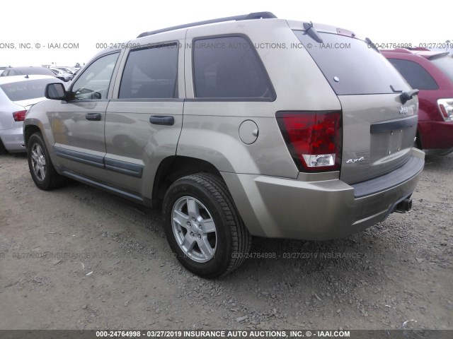 1J4HR48NX5C712838 - 2005 JEEP GRAND CHEROKEE LAREDO/COLUMBIA/FREEDOM 金色 照片 3