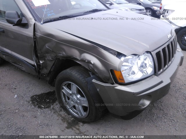 1J4HR48NX5C712838 - 2005 JEEP GRAND CHEROKEE LAREDO/COLUMBIA/FREEDOM 金色 照片 6