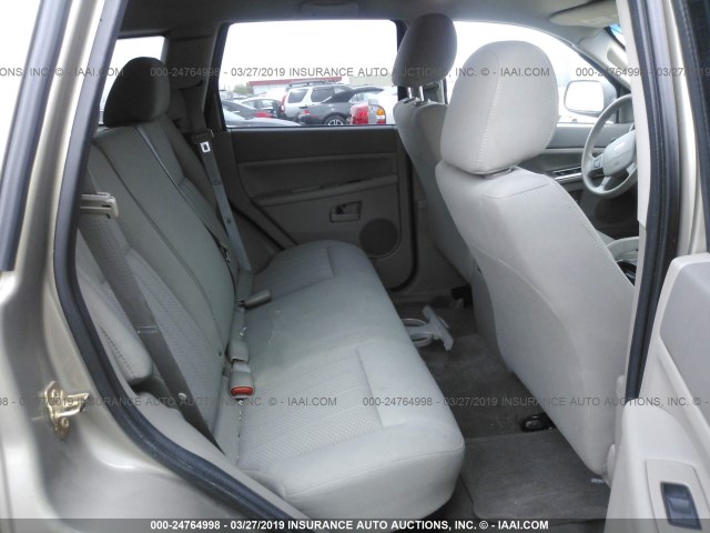 1J4HR48NX5C712838 - 2005 JEEP GRAND CHEROKEE LAREDO/COLUMBIA/FREEDOM 金色 照片 8