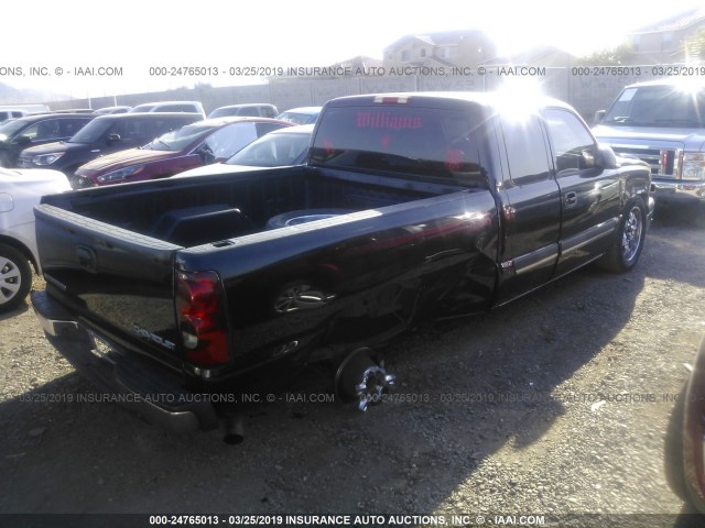 2GCEC19X431365261 - 2003 CHEVROLET SILVERADO C1500 BLACK photo 4