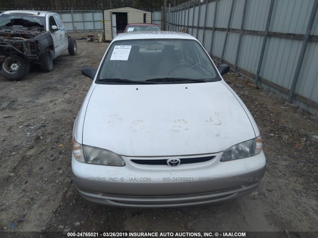 1NXBR12E6WZ124431 - 1998 TOYOTA COROLLA VE/CE/LE WHITE photo 6