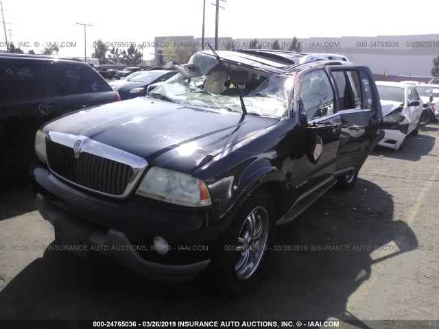 5LMEU68H53ZJ09375 - 2003 LINCOLN AVIATOR 黑色 照片 2