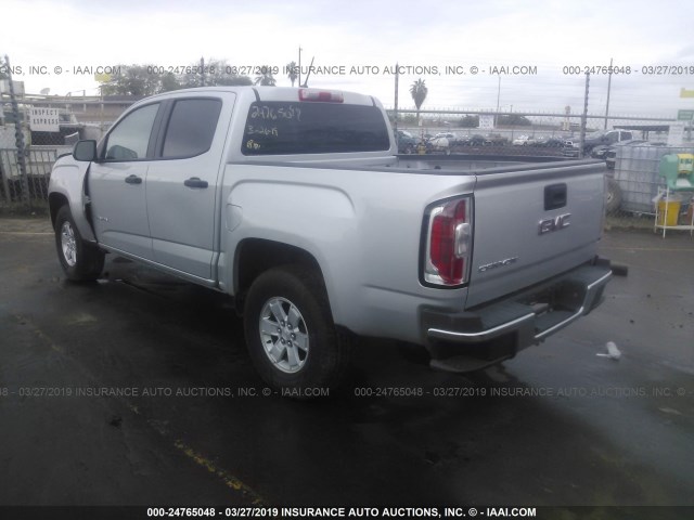 1GTG5BEA3J1280831 - 2018 GMC CANYON SILVER photo 3