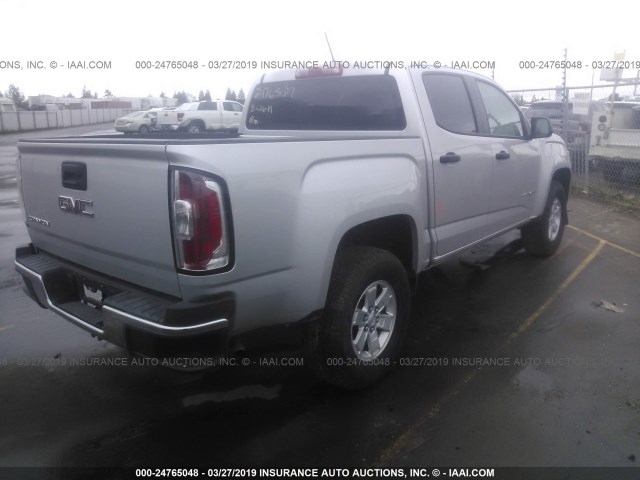 1GTG5BEA3J1280831 - 2018 GMC CANYON SILVER photo 4