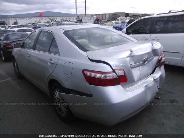 4T1BE46K09U400054 - 2009 TOYOTA CAMRY SE/LE/XLE SILVER photo 3