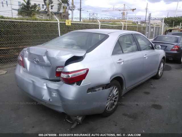 4T1BE46K09U400054 - 2009 TOYOTA CAMRY SE/LE/XLE SILVER photo 4