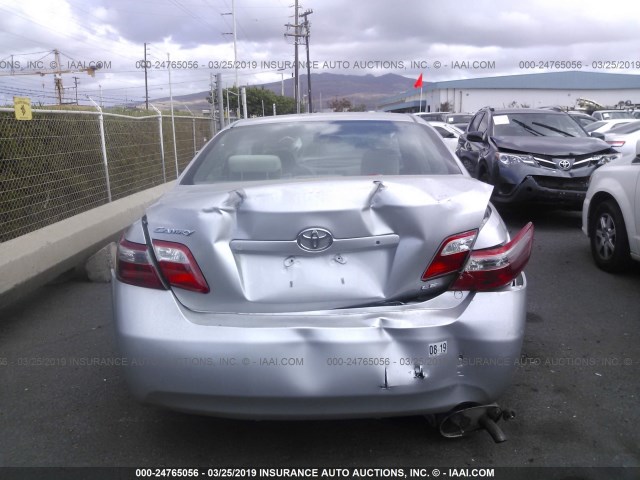 4T1BE46K09U400054 - 2009 TOYOTA CAMRY SE/LE/XLE SILVER photo 6