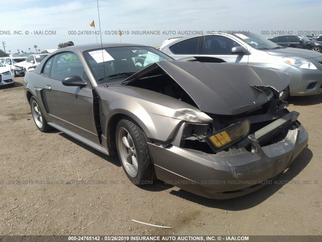 1FAFP42X42F102107 - 2002 FORD MUSTANG GT GRAY photo 1