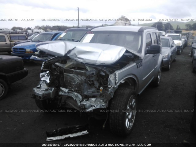 1D4PT4GKXBW574323 - 2011 DODGE NITRO HEAT SILVER photo 2