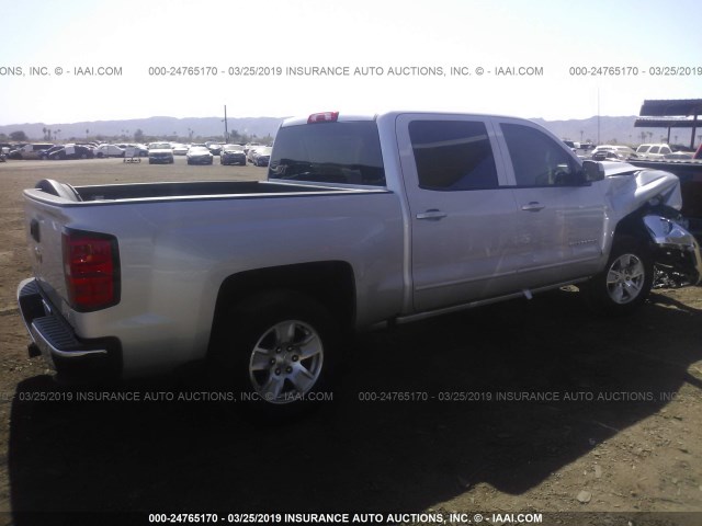 3GCPCREC0HG363709 - 2017 CHEVROLET SILVERADO C1500 LT SILVER photo 4